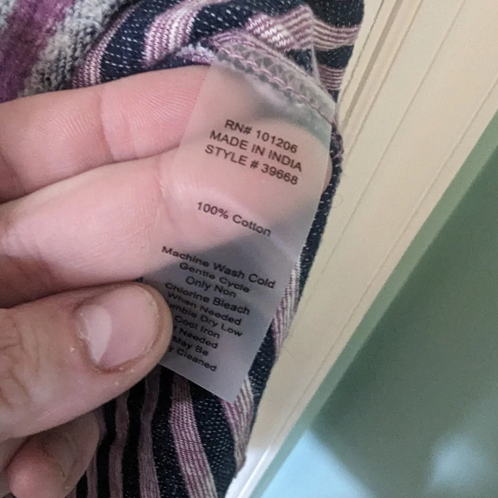 Soft Surroundings Striped Tunic Top Sz PS - Picture 5 of 6